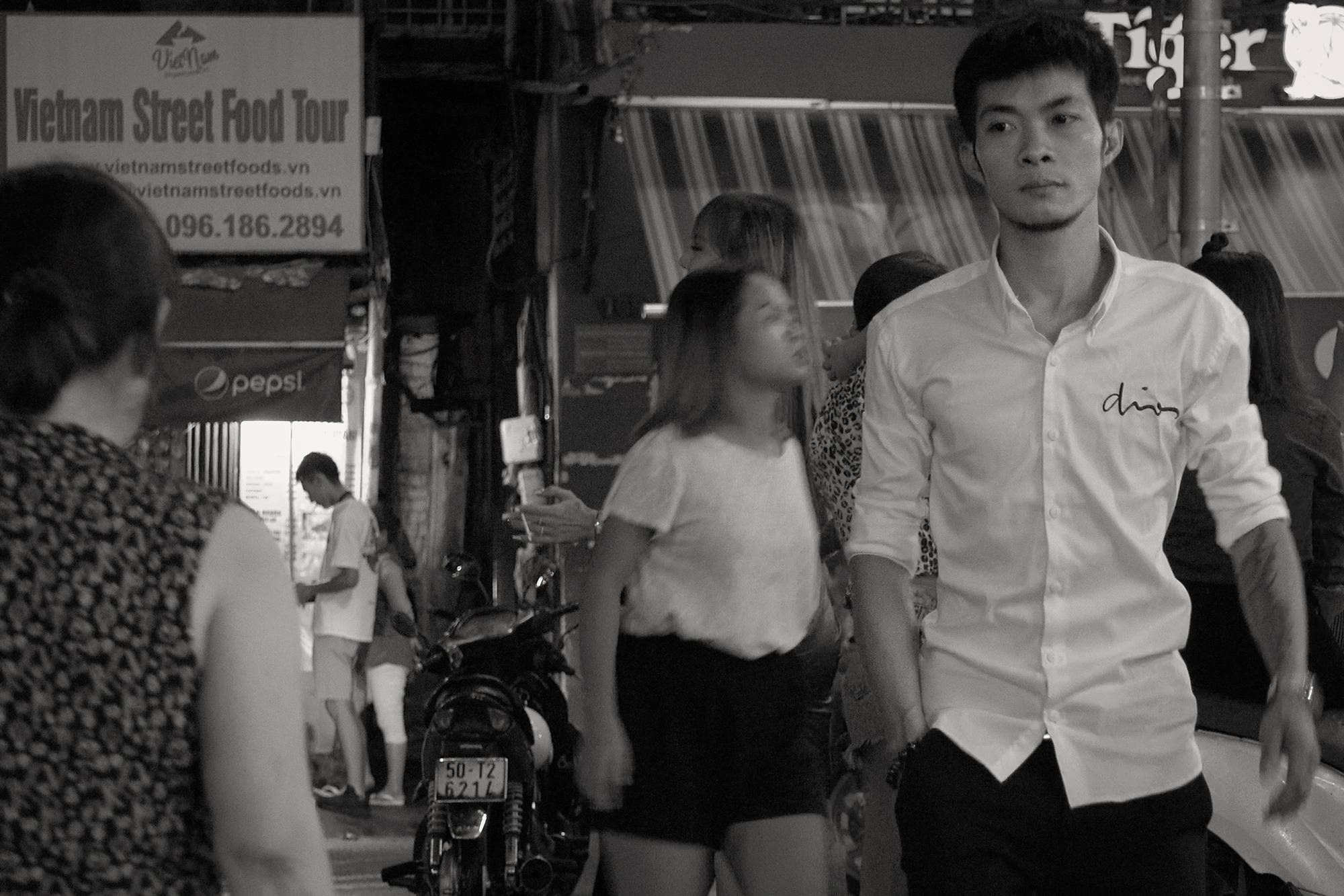 Christoph Radke, Vietnam, Hanoi, Ho Chi Minh City, Bui Vien am Abend, 2018